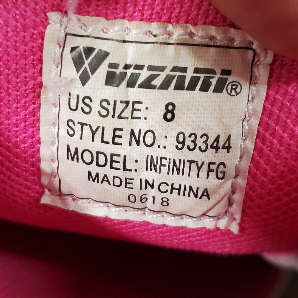 Vizari pink black girls soccer cleats Infinity FG - Picture 8 of 8